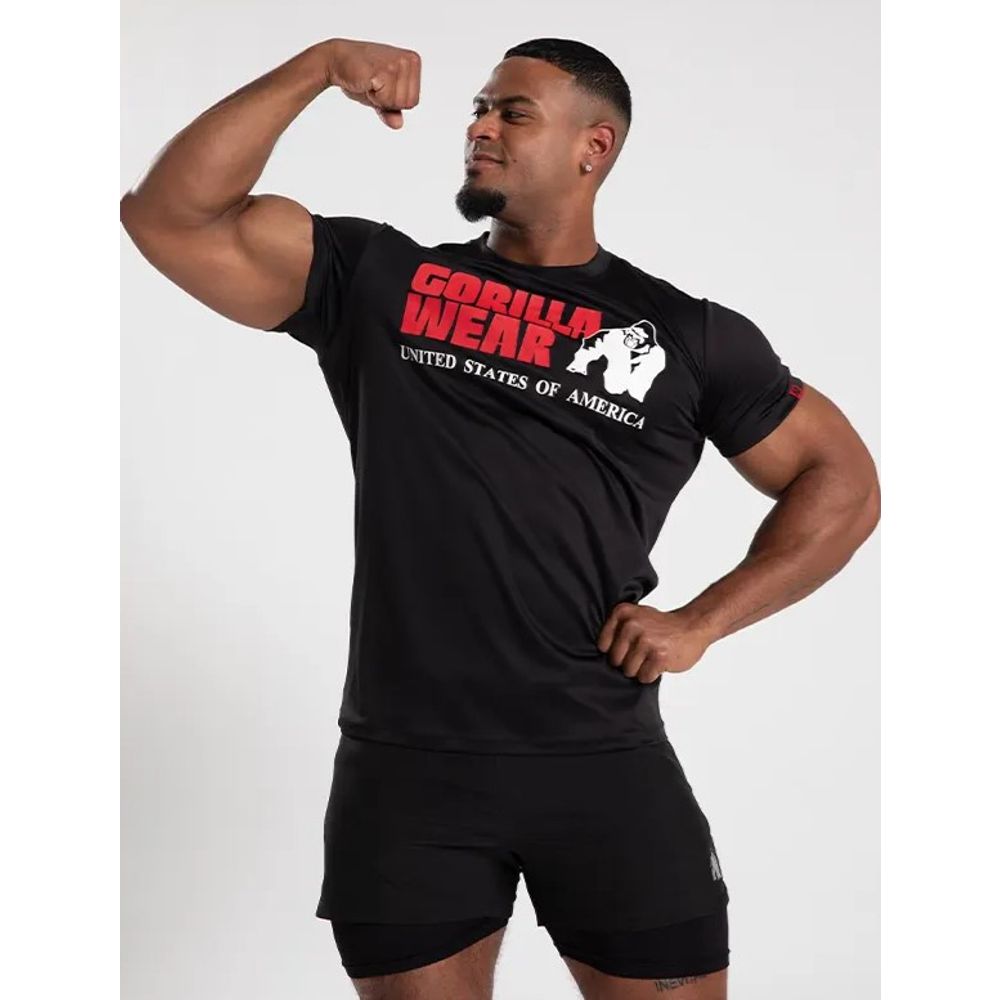 Gorilla Wear CLASSIC Majica za trening, Crna slika 6