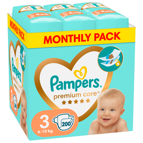 Pampers Premium Care mesečno pakovanje pelena XXL slika 3