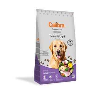 Calibra Dog Premium Line Senior&Light, potpuna suha hrana za starije pse ili pse koji trebaju izgubiti na težini, 12 kg