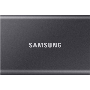 Samsung MU-PC500T/WW Portable SSD 500GB, T7, USB 3.2 Gen.2 (10Gbps), [Sequential Read/Write : Up to 1,050MB/sec /Up to 1,000 MB/sec], Grey