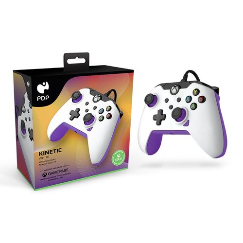 PDP XBOX WIRED CONTROLLER WHITE - KINETIC (PURPLE) slika 5