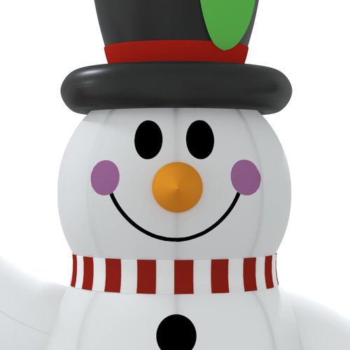 Snjegović na napuhavanje s LED svjetlima 120 cm slika 6