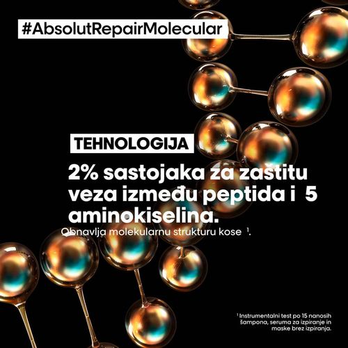 L'Oréal Professionnel Paris Serie Expert Absolut Repair Molecular Leave in Maska 100ml slika 9