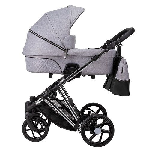 Tutek Kolica za bebe 2in1 Diamons Pro 1, Light Grey slika 1