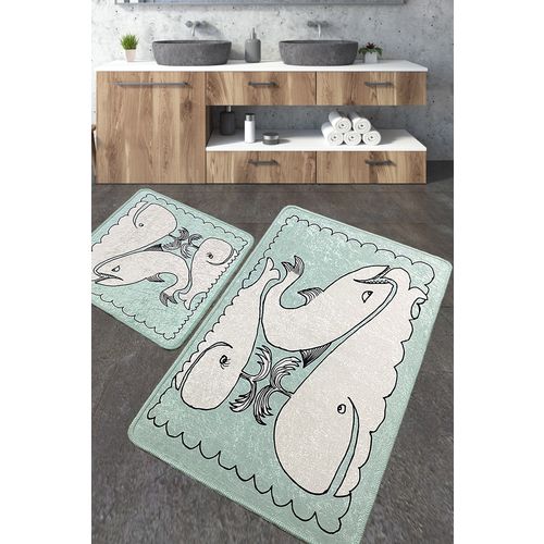 Helsinki Multicolor Bathmat Set (2 Pieces) slika 1