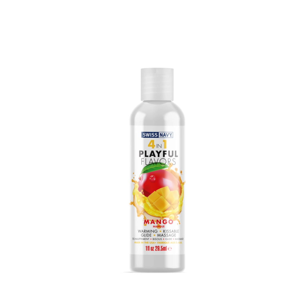 Swiss Navy 4 u 1 lubrikant s okusom manga - 30 ml slika 1