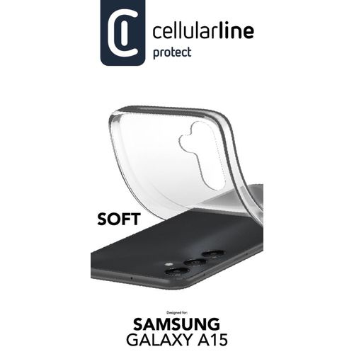 Cellularline Soft silikonska maskica za Samsung Galaxy A15 slika 3