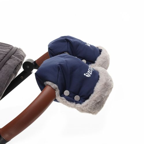 Zopa zimske rukavice za kolica Fluffy - Royal blue slika 2