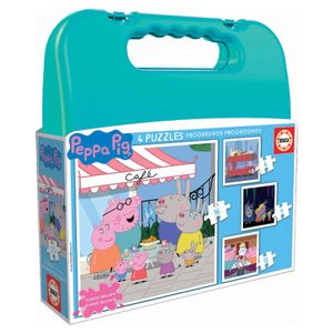 Peppa Pig kovčeg s progresivim puzzlama