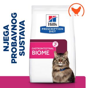 Hill's Prescription Diet Gastrointestinal Biome Hrana za Mačke s Piletinom, 3 kg