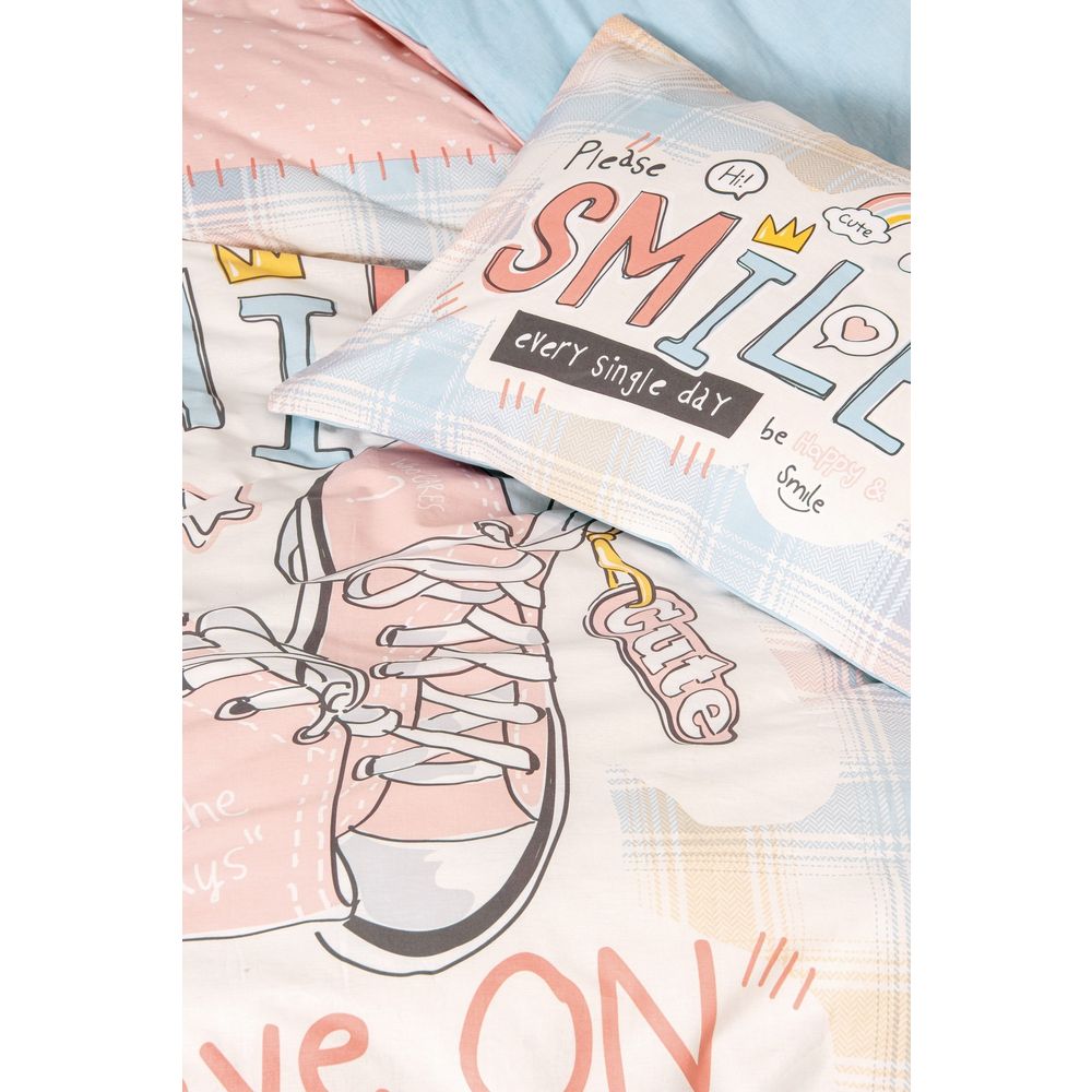 Smile - Set mladalačkih prekrivača za jorgan Mint Ranforce slika 2