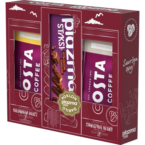 Costa Coffee 2 x 200 g + Plazma stiks 125 g promo pakiranje slika 1