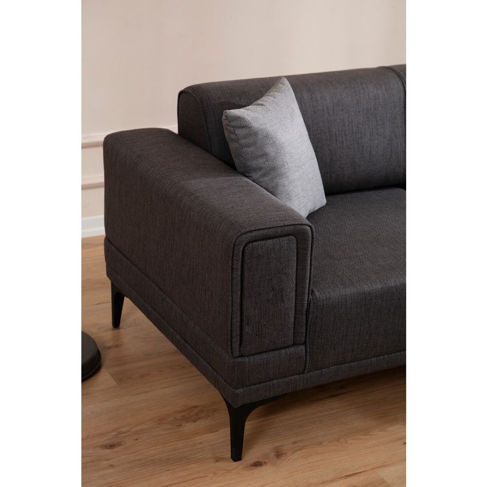 Ugaona Sofa na Razvlačenje Horizon Right - Tamnosiva slika 4