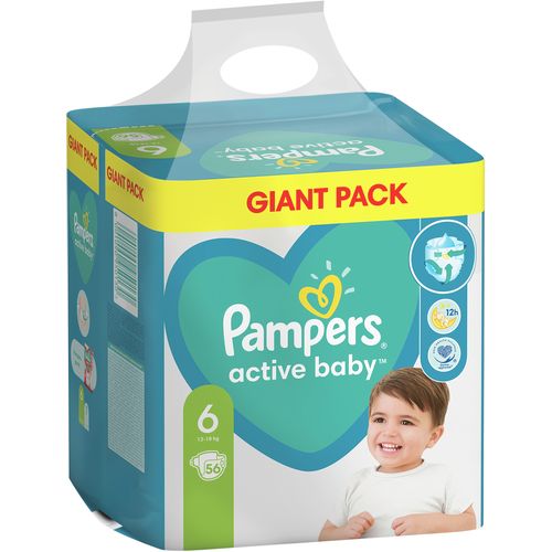 Pampers Active Baby Dry Giant Pack pelene SUPER PONUDA slika 1
