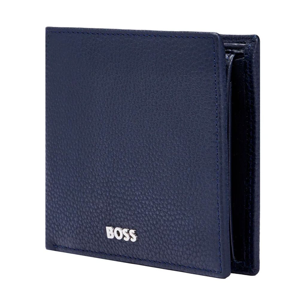 Hugo Boss Novčanik Classic Grained HLM416N, plavi slika 6