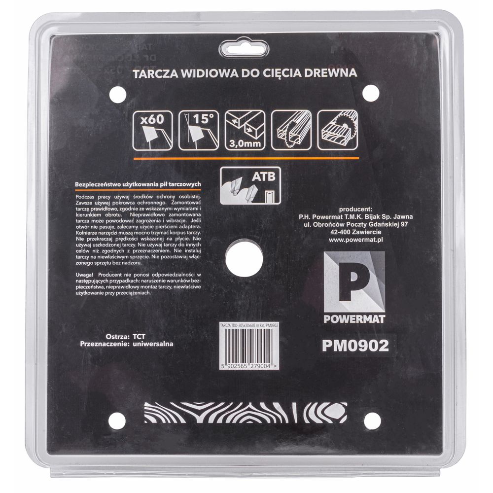 Karbidna lista pile za drvo 305x30 60z TDD-305x30x60Z slika 5