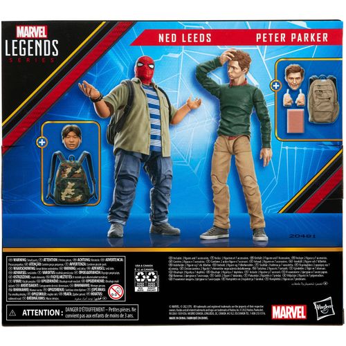 Marvel Legends Spiderman Homecoming Peter Parker and Ned Leeds set 2 figure 15cm slika 12