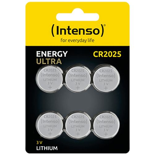 (Intenso) Baterija litijumska, CR2025/6, 3 V, dugmasta, blister 6 kom - CR2025/6 slika 1