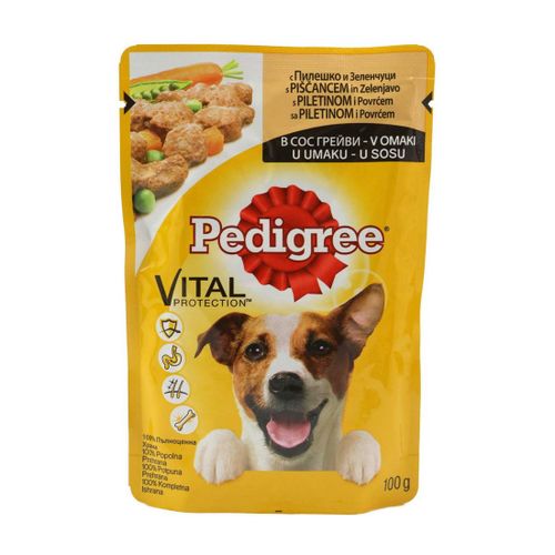 PEDIGREE s piletinom i povrćem u umaku, 100 g slika 1