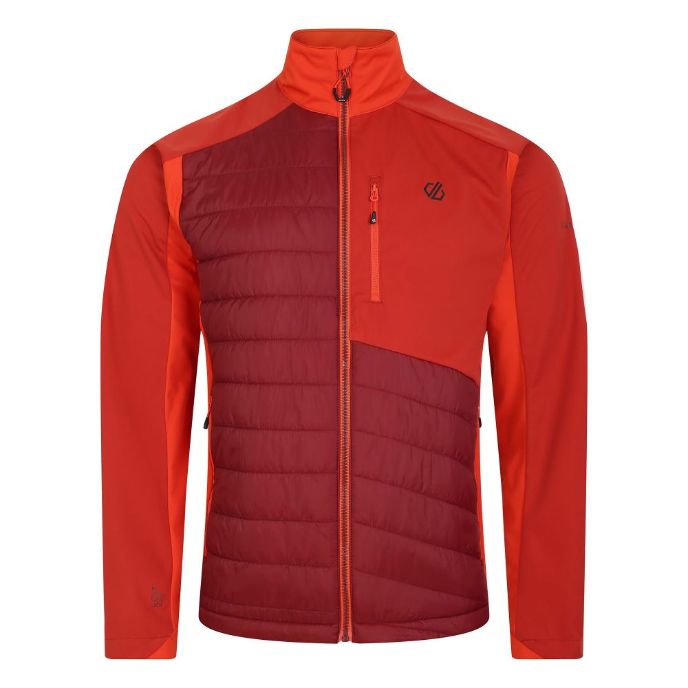 Dare2B Muška jakna Mountaineer Hybrid, Tuscan Red/Syrah Red slika 1