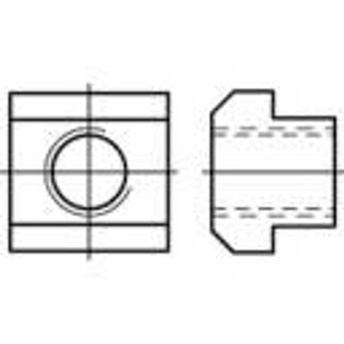 TOOLCRAFT 107990 t utorni nastavak M16 18 mm DIN 508 čelik 10 St. slika 1