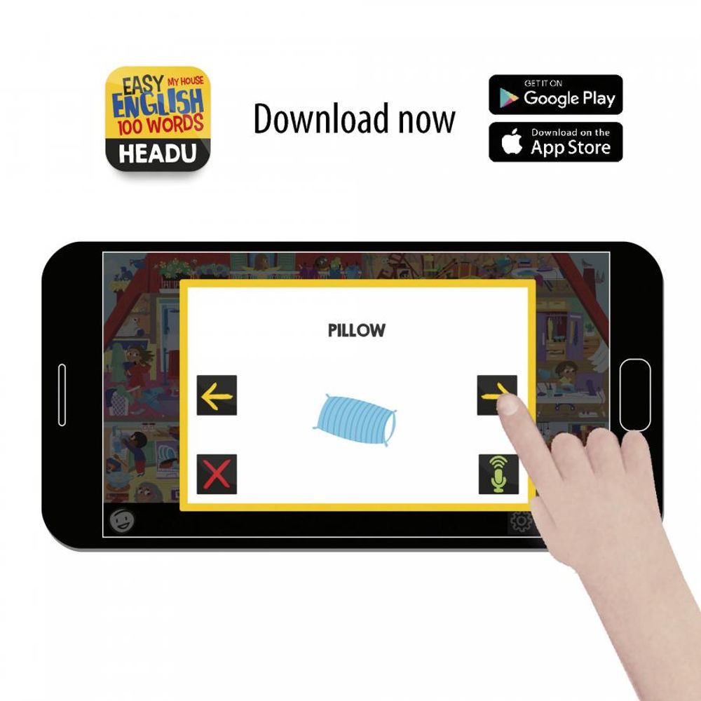 Headu Edukativne puzle Easy English 100 Words My House 23158 slika 4