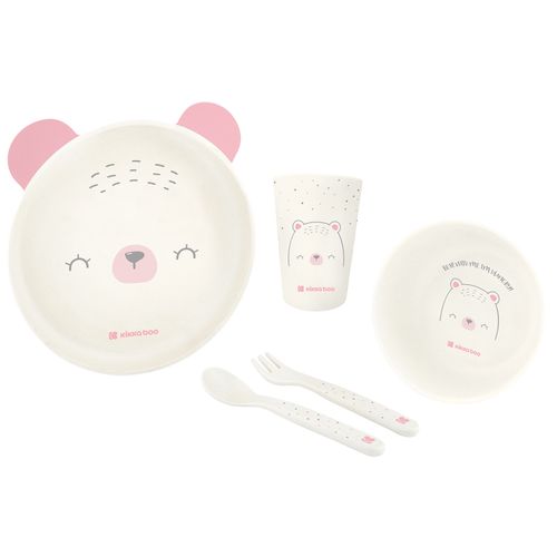 Kikka Boo set za jelo Bear with me Pink slika 1