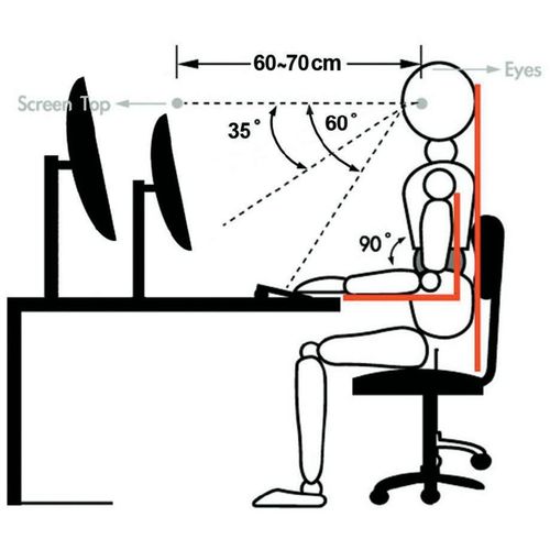 Xergo Swivel stalak za ekran, podesiv po visini, montaža na stol žlijebnom i C-spojnicom slika 2