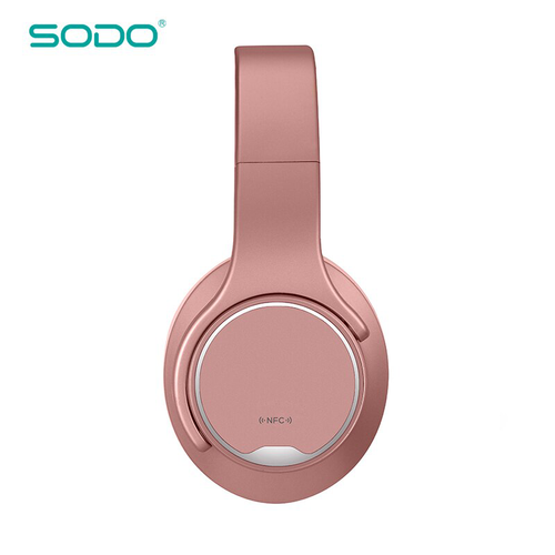 Bluetooth slusalice Sodo MH1 roze slika 5