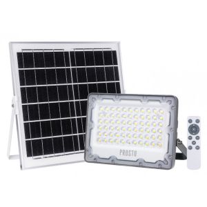 Solarni LED reflektor 10W, 6500K + daljinski LRFS-1075/GR