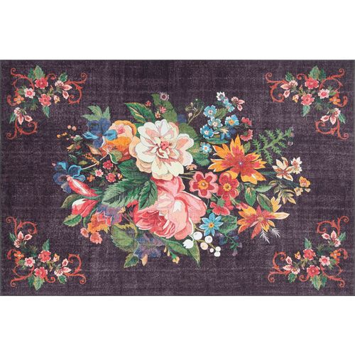 Soul Chenille - Black AL 322  Multicolor Carpet (140 x 190) slika 2