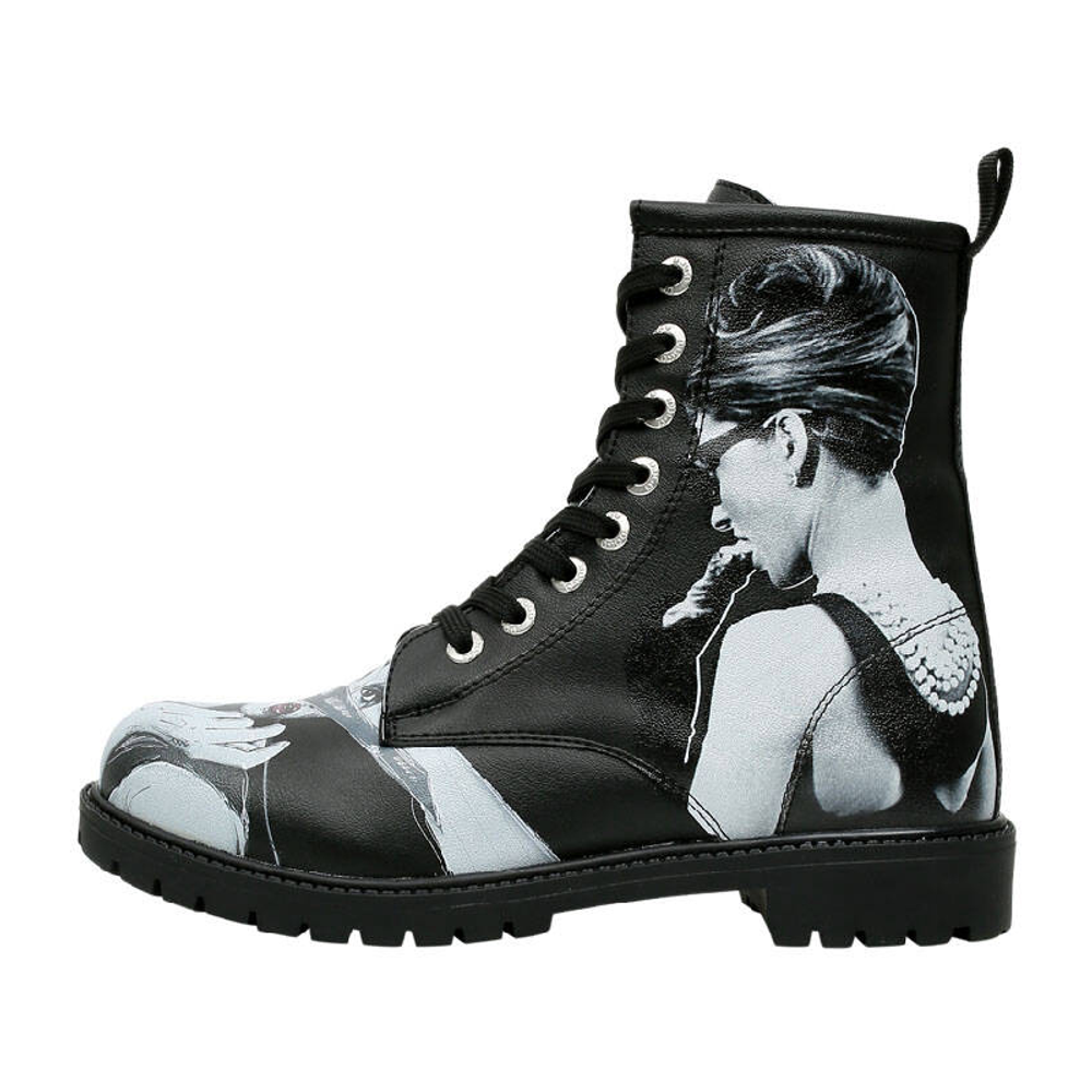 DOGO Duboke čizme Long Boots Go Back to Being Yourself - Crne slika 3