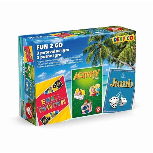 Piatnik Set putnih društvenih igara Fun 2 Go slika 1