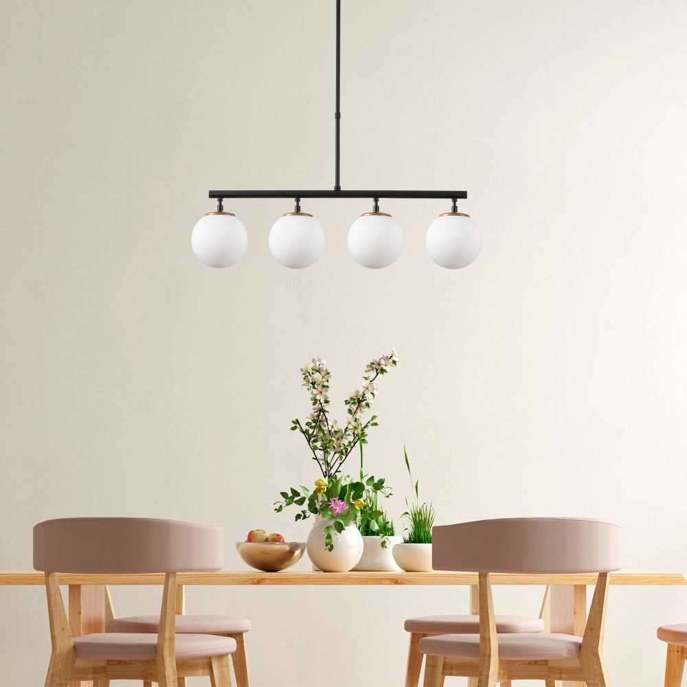 Fazli - 10425 Crno-Zlatni-Bijeli Luster slika 1