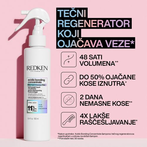 Redken Acidic Bonding Concentrate tečni regenerator za kosu 190ml  slika 2