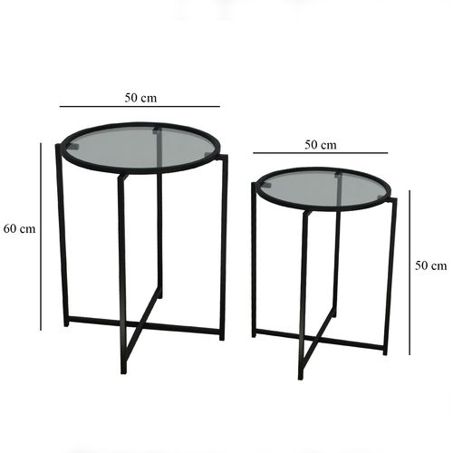 S412F Black Side Table slika 8