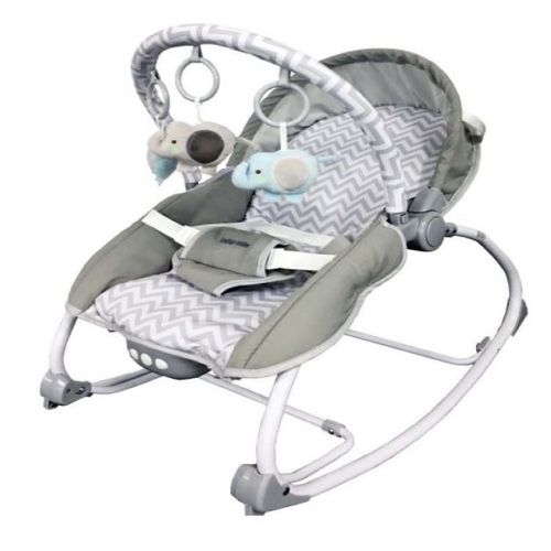 Baby Mix ležaljka / ljuljačka Grey (do 18kg) slika 1