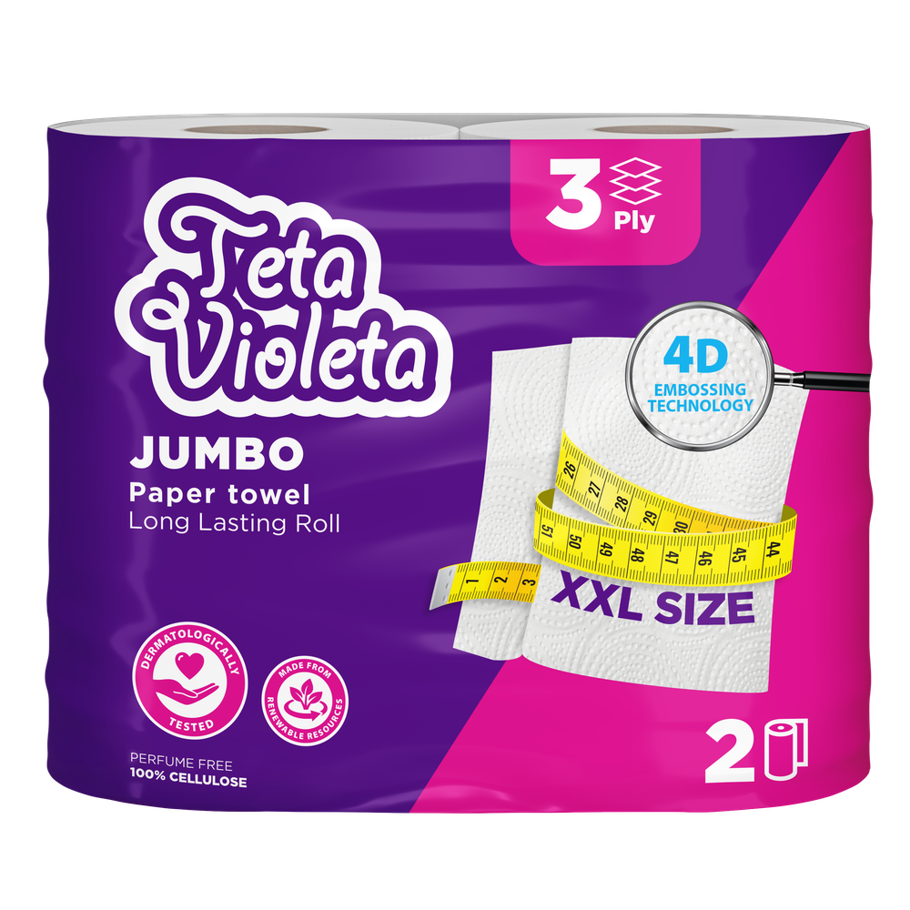 Teta Violeta Jumbo ručnici  2/1 3sl., XXL  slika 1