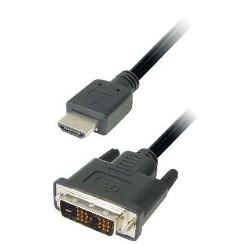 Transmedia Monitor Cable DVI HDMI 1m slika 1