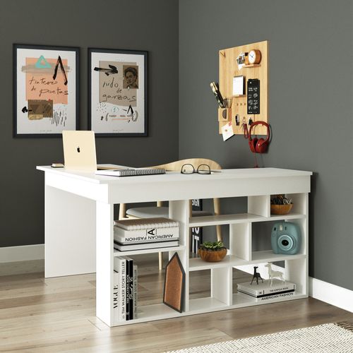 Ct5-W White Study Desk slika 2