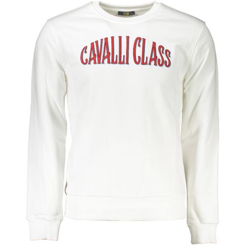 CAVALLI CLASS SWEATSHIRT WITHOUT ZIP MAN WHITE slika 1