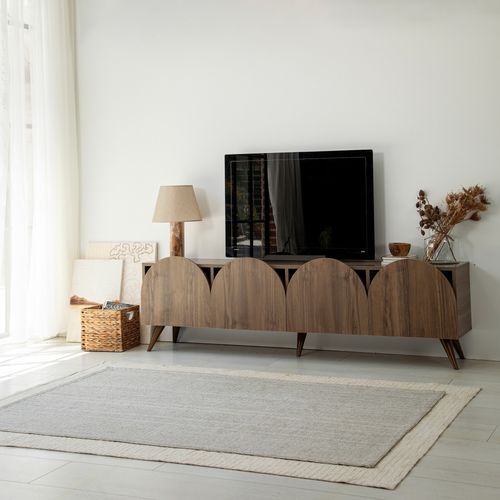 Mesta - Walnut v2 Walnut TV Stand slika 3