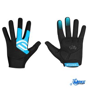 Force Rukavice za biciklizam MTB Power Black/Blue