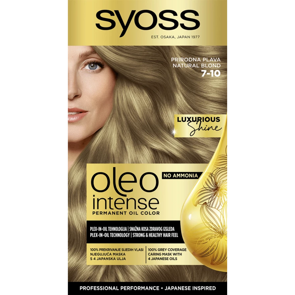 Syoss Oleo Intense farba za kosu 7-10 Natural Blond  slika 1