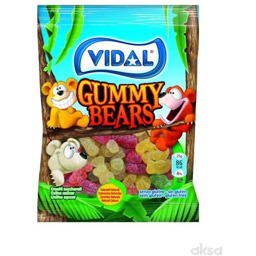 Vidal gumene bombone medvedići 100g slika 1