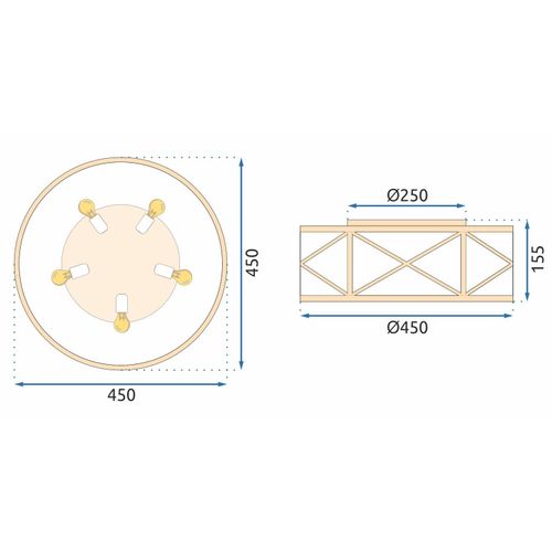 Stropni luster APP1241-C slika 7