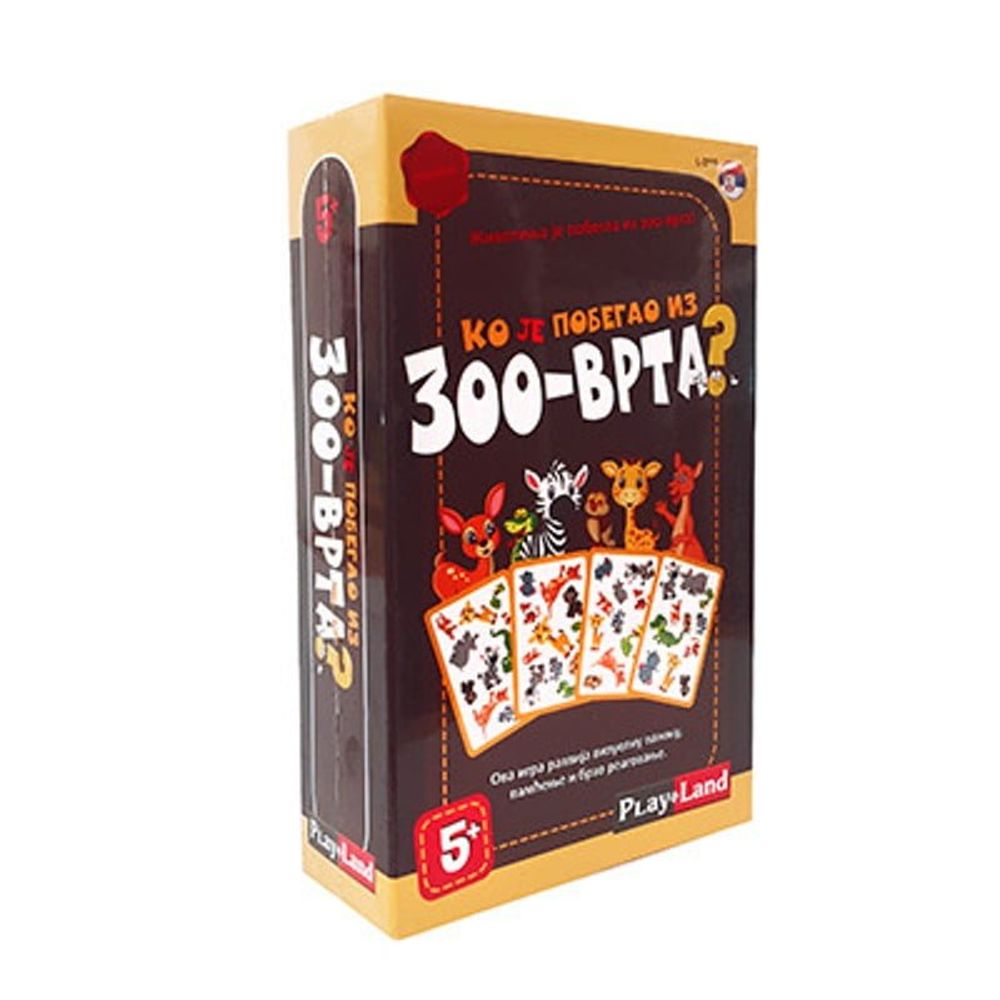 Pl219 Play Land Who Ran Away From Zoo Edukativna Igra slika 1