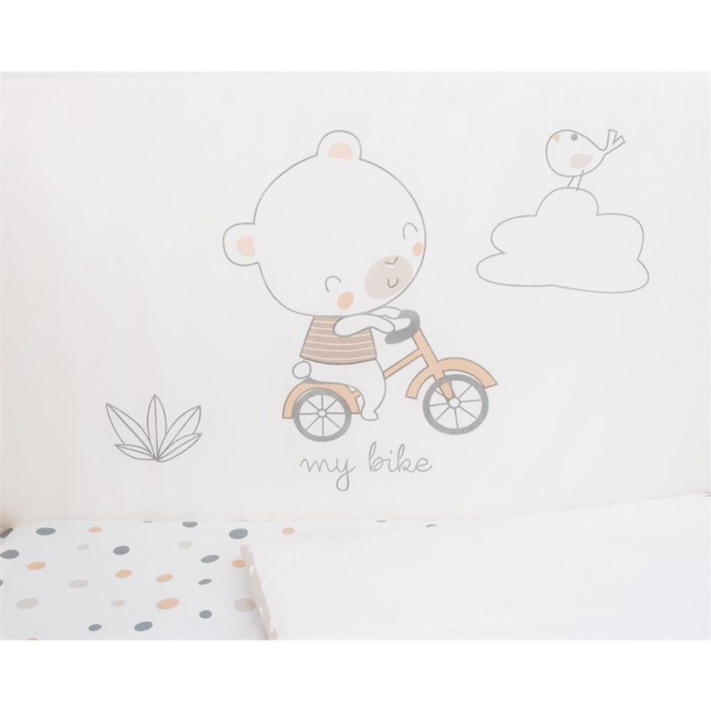 Kikka Boo Set posteljine sa ogradicom My Teddy 70x140cm slika 4