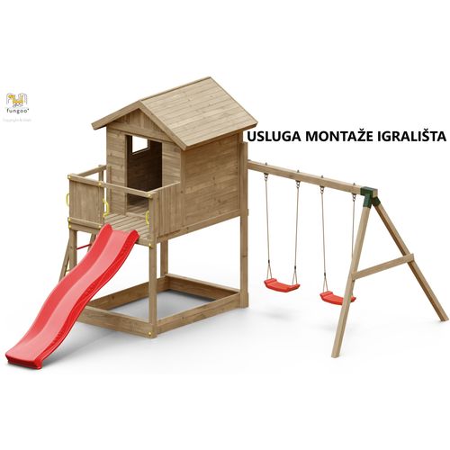 Usluga montaže za drveno dječje igralište GALAXY S slika 1