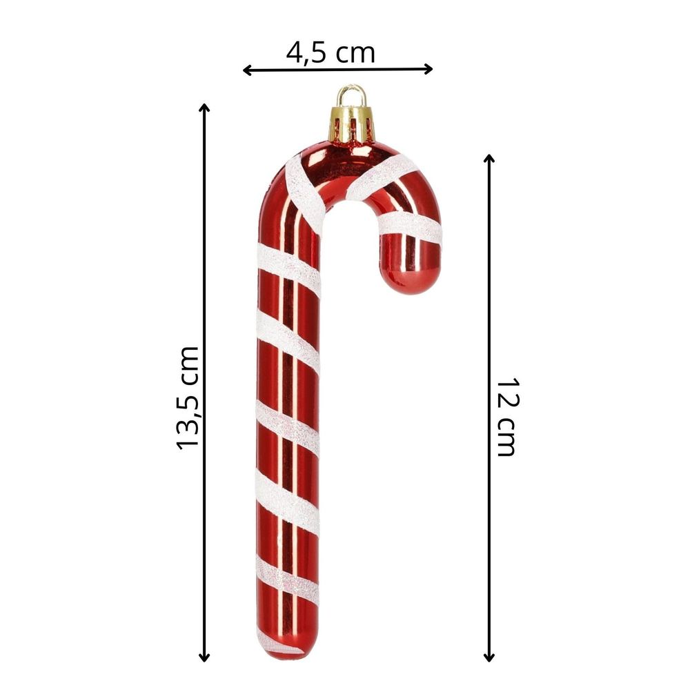 Ca1514 ukrasi za božićno drvce 12,5 cm 6 kom. slika 6